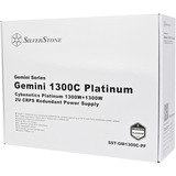 SilverStone Gemini 1300C Platinum alimentation 1300 watt 6x PCIe