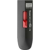 Team Group C212 lecteur USB flash 256 Go USB Type-A 3.2 Gen 2 (3.1 Gen 2) Noir, Clé USB Noir/Rouge, 256 Go, USB Type-A, 3.2 Gen 2 (3.1 Gen 2), 600 Mo/s, Slide, Noir