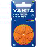 VARTA Pile pour appareil auditif Zinc Air 13, PR48, Batterie 