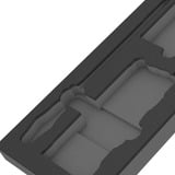 Wera 9850 Insert en mousse pour Kraftform Kompakt et Tool-Check PLUS Set 1, vide, Dépôt Noir/gris