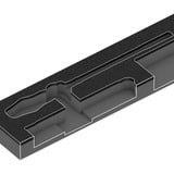 Wera 9850 Insert en mousse pour Kraftform Kompakt et Tool-Check PLUS Set 1, vide, Dépôt Noir/gris