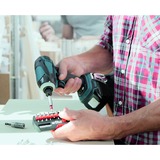 Wiha Set d'embouts BitBuddy TY-Bits 29mm, 8 pièces, Set d'embouts de vissage Noir/Rouge