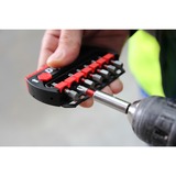 Wiha Set d'embouts BitBuddy TY-Bits 29mm, 8 pièces, Set d'embouts de vissage Noir/Rouge