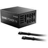 be quiet! DARK POWER 14 alimentation  modulaire 1200 watt Noir, 2x 12V-2x6, 4x PCIe, 1200 W, 100 - 240 V, 1300 W, 50/60 Hz, 10 A, 5 A