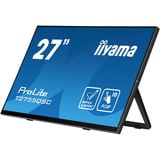 iiyama ProLite T2755QSC-B1 écran plat de PC 68,6 cm (27") 2560 x 1440 pixels Quad HD LCD Écran tactile Noir Moniteur Noir (Mat), 1x DisplayPort, 1x HDMI, 2x USB-A, 68,6 cm (27"), 2560 x 1440 pixels, Quad HD, LCD, 5 ms, Noir