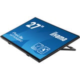 iiyama ProLite T2755QSC-B1 écran plat de PC 68,6 cm (27") 2560 x 1440 pixels Quad HD LCD Écran tactile Noir Moniteur Noir (Mat), 1x DisplayPort, 1x HDMI, 2x USB-A, 68,6 cm (27"), 2560 x 1440 pixels, Quad HD, LCD, 5 ms, Noir