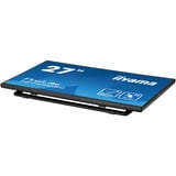 iiyama ProLite T2755QSC-B1 écran plat de PC 68,6 cm (27") 2560 x 1440 pixels Quad HD LCD Écran tactile Noir Moniteur Noir (Mat), 1x DisplayPort, 1x HDMI, 2x USB-A, 68,6 cm (27"), 2560 x 1440 pixels, Quad HD, LCD, 5 ms, Noir