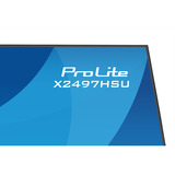 iiyama ProLite X2497HSU-B1 23.8" Moniteur Noir (Mat), 1x DisplayPort, 1x HDMI, 2x USB-C, 2x USB-A, 120 Hz, 60,5 cm (23.8"), 1920 x 1080 pixels, Full HD, LED, 4 ms, Noir