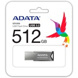 ADATA UV350 512 GB, Clé USB Argent/Metal, Vente au détail