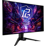 ASRock PGO32UFS OLED 31.5" 4K Ultra HD Moniteur gaming Noir, 2x DisplayPort, 2x HDMI, 1x USB-C, 3x USB-A, 240 Hz