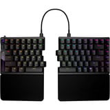 ASUS ROG Falcata clavier Gaming USB + RF Wireless + Bluetooth QWERTZ Allemand Noir Noir, Layout DE, ROG HFX V2, Avec fil &sans fil, USB + RF Wireless + Bluetooth, Magnetic-mechanical key switch, QWERTZ, LED RGB, Noir