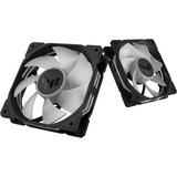 ASUS TUF Gaming TR120 ARGB Ventilateur inversé, Ventilateur de boîtier Noir/transparent, 3 pièces