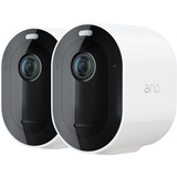 Arlo Pro 4 Boîte Caméra de sécurité IP Intérieure et extérieure 2560 x 1440 pixels, Caméra de surveillance Blanc, Caméra de sécurité IP, Intérieure et extérieure, Sans fil, FCC, CE, IC, EU RoHS, EU-REACH, EuP1275, WERCS, Noir, Blanc, Boîte
