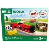 BRIO World Rote Lola Ensemble de train ferme 