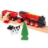 BRIO World Rote Lola Ensemble de train ferme 