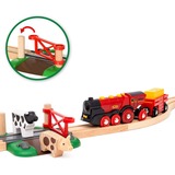 BRIO World Rote Lola Ensemble de train ferme 