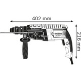 Bosch GBH 2-28 F 4000 tr/min SDS Plus 3,1 kg Noir, Bleu, Marteau piqueur Bleu/Noir, SDS Plus, Noir, Bleu, 4000 tr/min, 3 cm, 1,3 cm, 2,8 cm