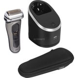 Braun Series 9 Pro+ 9565cc Wet & Dry Rasoir à grille Tondeuse Métallique Acier inoxydable/Noir, Rasoir à grille, Métallique, Batterie, Lithium-Ion (Li-Ion), 60 min, Boîte