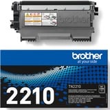 Brother TN-2210 - Cartouche d'encre - Toner 1200 pages, Noir, 1 pièce(s), Vente au détail