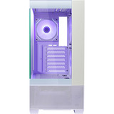 Cooler Master  boîtier midi tower Blanc/bois | 2x USB-A | 1x USB-C | RGB | Window