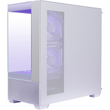 Cooler Master  boîtier midi tower Blanc/bois | 2x USB-A | 1x USB-C | RGB | Window