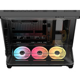 Corsair AIR 5400 LX-R LINK boîtier midi tower Noir | 3x USB-C | RGB | Verre Trempé