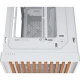 Corsair FRAME 5000D WOOD RS boîtier midi tower Blanc/bois | 3x USB-C | Verre Trempé