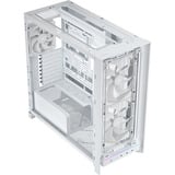 Corsair FRAME 5000D WOOD RS boîtier midi tower Blanc/bois | 3x USB-C | Verre Trempé