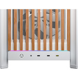 Corsair  boîtier midi tower Blanc/bois | 3x USB-C | Window
