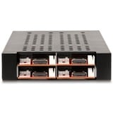 DeLOCK Châssis amovible 3,5″ pour 4 x M.2 NVMe SSD, Cadrage 