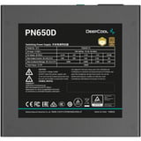 DeepCool PN650D alimentation 650 watt Noir, 1x 12V-2x6, 3x PCIe