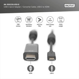 Digitus AK-300330-050-S, Câble Noir
