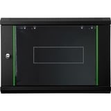 Digitus Boîtier mural de série Dynamic Basic -600 x 450 mm (lxp), Armoire informatique Noir, Rack monté sur le mur, 7U, 60 kg, Verrouillage des touches, 15 kg, Noir
