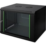 Digitus Boîtier mural de série Dynamic Basic -600 x 450 mm (lxp), Armoire informatique Noir, Rack monté sur le mur, 7U, 60 kg, Verrouillage des touches, 15 kg, Noir