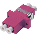 Digitus Coupleur fibre optique, duplex, LC > prise LC, multimode OM4, Raccord Violet