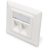 Digitus DN-93801-1 prise de courant RJ-45 Blanc, Boîte de jonction Blanc, RJ-45, Blanc, 80 mm, 5 mm, 80 mm