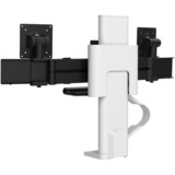 Ergotron TRACE Double, Support de moniteur Blanc