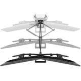 Ergotron TRACE Double, Support de moniteur Blanc