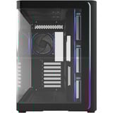 FSP M580PLUS Midi Tower Noir, boîtier pc Noir | 2x USB-A | 1x USB-C | RGB | Window