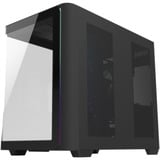 FSP M580PLUS Midi Tower Noir, boîtier pc Noir | 2x USB-A | 1x USB-C | RGB | Window