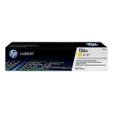 HP Cartouche de toner jaune LaserJet 126A (CE312A) Jaune, Jaune, Vente au détail