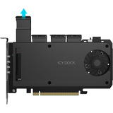 Icy Dock ExpressSlot Slide MB204MP-B, Carte d'interface Noir