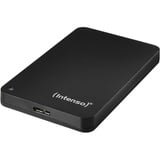 Intenso Memory Case 2.5" USB 3.0, 1TB disque dur externe 1024 Go Noir Noir, 1TB, 1024 Go, 2.5", 3.2 Gen 1 (3.1 Gen 1), 5400 tr/min, Noir