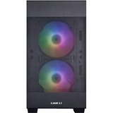 Lian Li LANCOOL 205M Mesh boîtier midi tower Noir | 2x USB-A | RGB | Verre Trempé