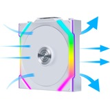 Lian Li UNI FAN SL120 Wireless ventilateurs de boîtier RGB  Blanc, 3 pièces, 124.5 x 120 x 28 mm, PWM