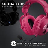 Logitech G PRO X 2 LIGHTSPEED casque gaming over-ear Magenta