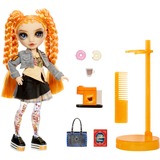 MGA Entertainment Rainbow High Sparkle & Shine Fashion Dolls- Clementine (Orange), Poupée Rainbow High Sparkle & Shine Fashion Dolls- Clementine (Orange), Poupée mannequin, Femelle, 4 an(s), Garçon/Fille, 280 mm, Multicolore