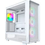 Montech  boîtier midi tower Blanc | 2x USB-A | 1x USB-C | RGB | Window