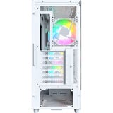 Montech  boîtier midi tower Blanc | 2x USB-A | 1x USB-C | RGB | Window