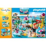 PLAYMOBIL Family Fun - Bar flottant et vacanciers, Jouets de construction 70612